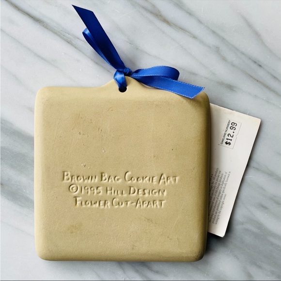 Brown Bag Cookie Art•NWT•Vintage 1995 Flower Cut-Apart•Original Tags/Recipe Book - Picture 2 of 9